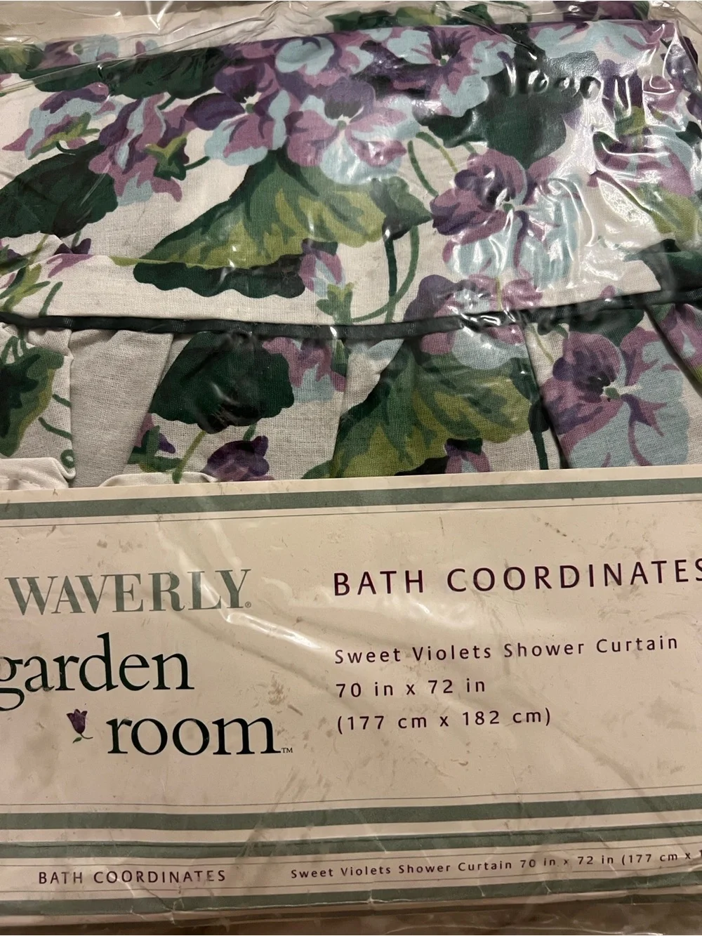 Waverley Garden Room Sweet Violets Shower Curtain